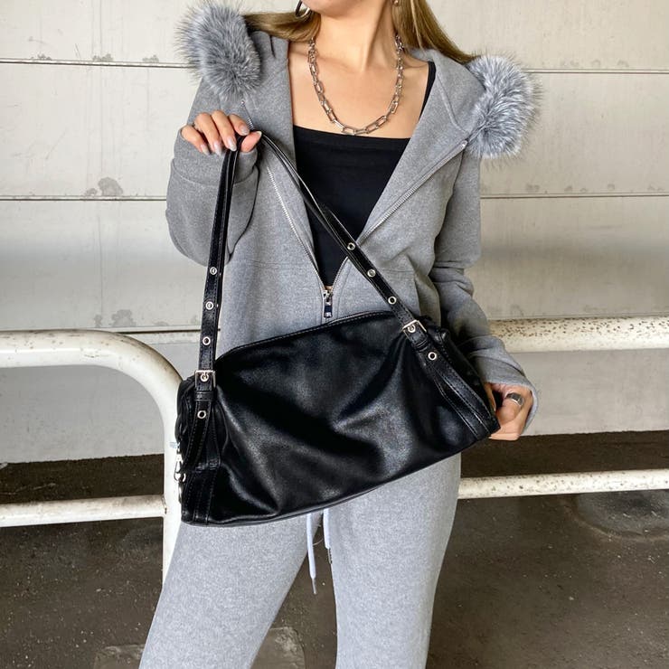 【10％OFFクーポン！11/27(木)1:59まで】non-hedge 合成皮革ボストンバッグ バッグ・鞄