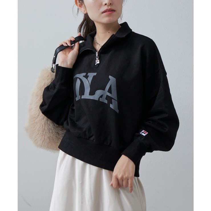 PAL GROUP OUTLET 【Lui's】FILA half zip sweat po トップス