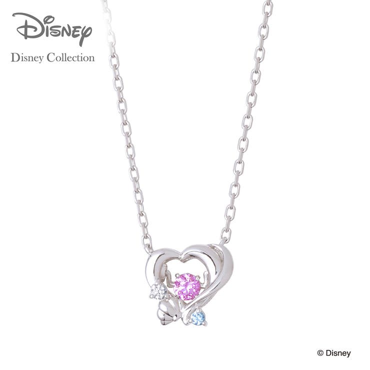 THE KISS 【ディズニーコレクション】 ディズニー / ネックレス / ディズニープリンセス アリエル / THE KISSネックレス・ペンダント シルバー キュービックジルコニア （レディース） ダンシングストーン DI-SN1401CB ザキ