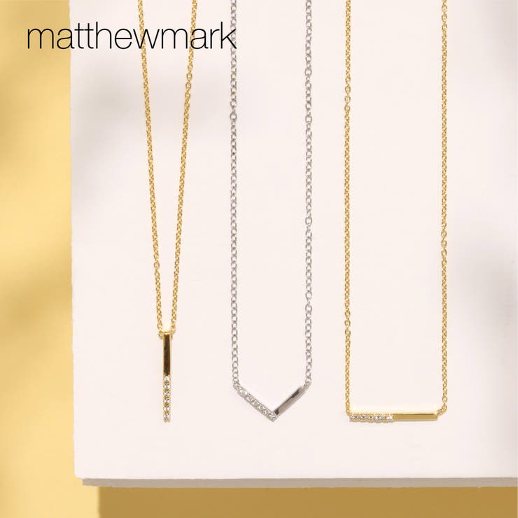Matthewmark ラインネックレス アクセサリー