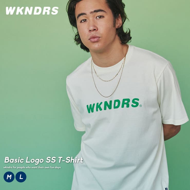 Shoowtime WKNDRS ウィークエンダーズ メンズ tシャツ 半袖 ロゴt トップス 綿100％ コットン100％ 春 夏 韓国 ファッション ブランド ストリート オルチャンファッション 韓国服 デイリーコーデ korea トップス