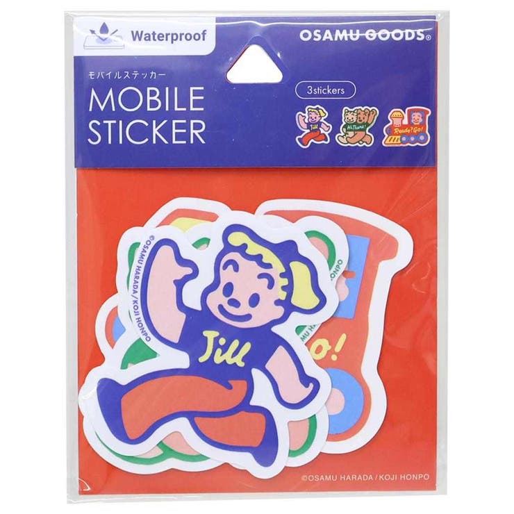 【10%OFFクーポン!11/27(木)1:59まで】cinemacollection オサムグッズ ダイカットシール モバイルステッカー 3枚セット Osam...