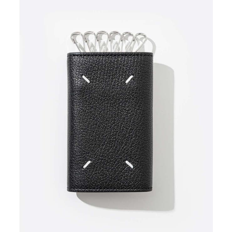 【10％OFFクーポン！5/7(木)9:59まで】U-STREAM メゾン マルジェラ MAISON MARGIELA S55UA0026 P4806 キーケース KEY CHAIN 6 RINGS メンズ レディース 4ステッチ 6連 ギフト 小物U