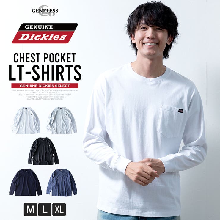 10OFFݥ11/27()1:59ޤǡGENELESS t  Ĺµ 100 GENUINE Dickies Ĺµt ȥåץ