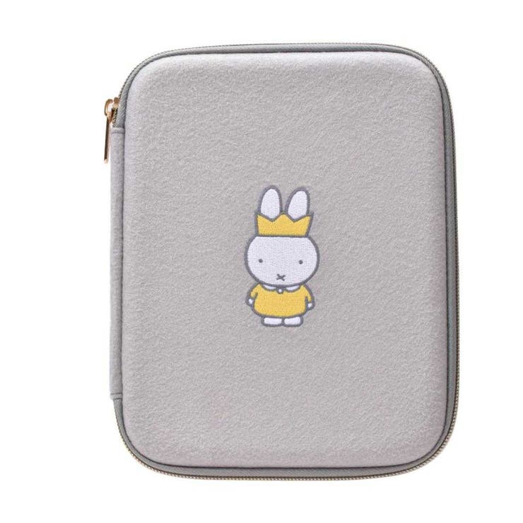 【10％OFFクーポン！5/7(木)9:59まで】cinemacollection ミッフィー パスポートケース PUPU FELT ププフェルト マルチポーチ おうかん グレー ディックブルーナ ピージーデザイン トラベル雑貨 絵本キャラクター グッ