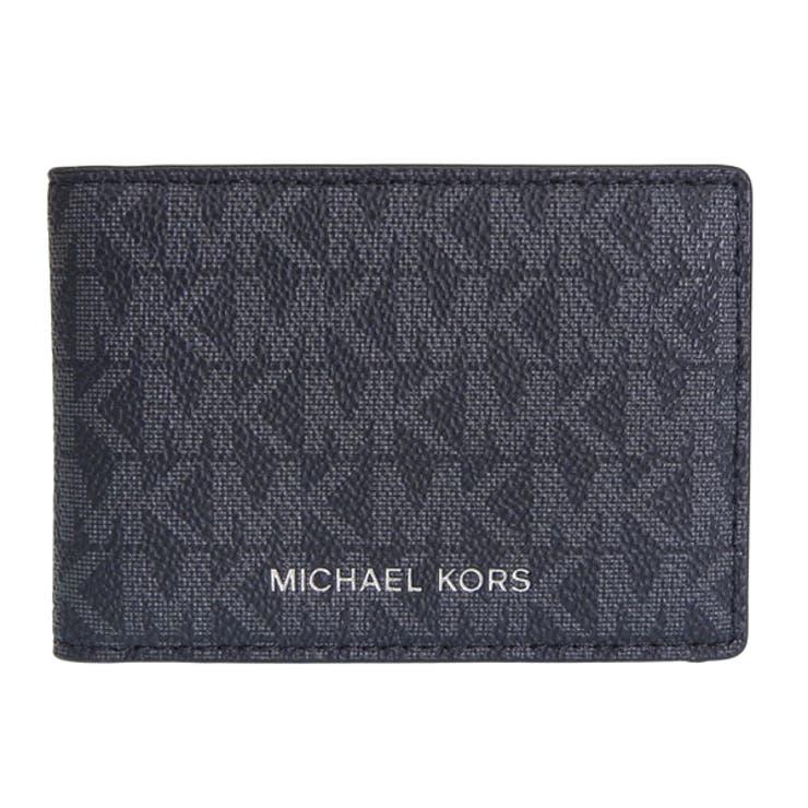 Riverall MICHAEL KORS マイケルコース カードケース カード入れ メンズ アウトレット パスケース 定期入れ ブラック COOPER COMPACT ID WALLET 36S5LCOE6B-BLACK MICHAEL KORS 小物 2