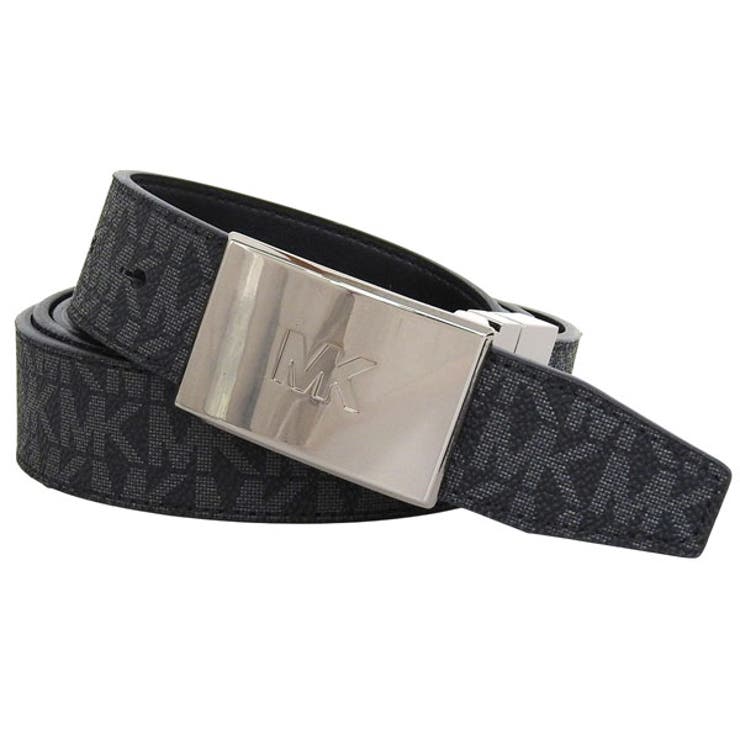 【10％OFFクーポン！11/27(木)1:59まで】Riverall MICHAEL KORS マイケルコース 小物 メンズ ベルト アウトレット NS ブラック 31MM CTFR MK PLAQE BELT 36S5LBLY2B-BLACK MIC
