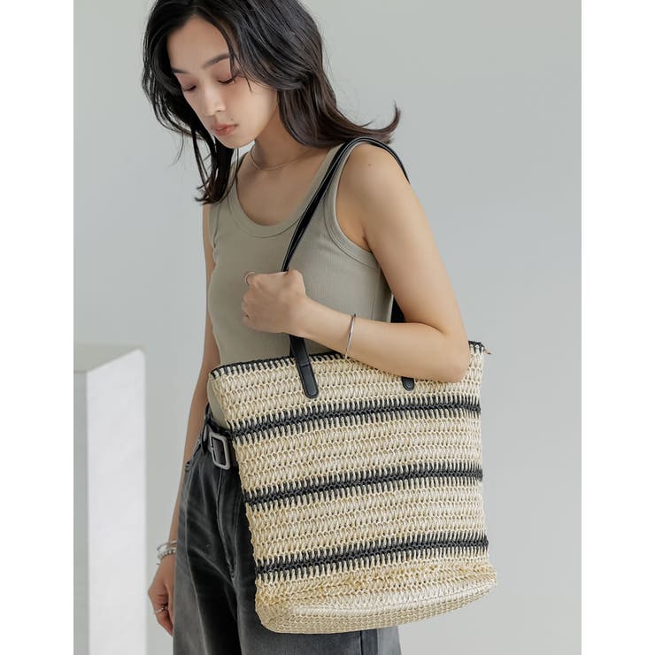 Re:EDIT ペーパーラインデザイントートバッグ バッグ・鞄 shoplistselect-10434664 SHOPLIST サンプル画像3