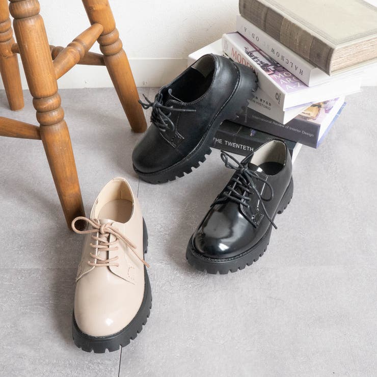 FABBY FABBY. レースアップマニッシュシューズ シューズ・靴