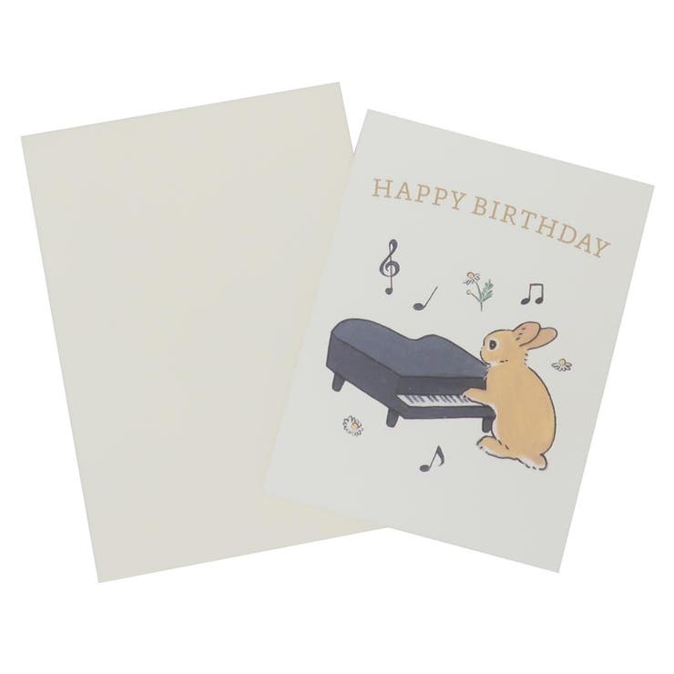 cinemacollection 森山標子 グリーティングカード バースデーミニカード ピアノ MG-41 アクティブコーポレーション ギフトカード お祝い グ...