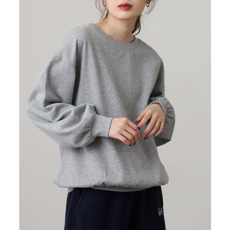 【10%OFFクーポン!12/11(木)1:59まで】JungleJalopy 袖ボリューム 裏起毛 スウェット トレーナー ボア 長袖 シンプル 暖かい ゆっ...