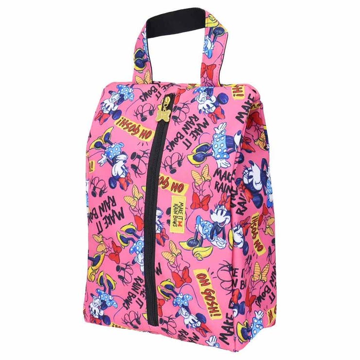 cinemacollection ミニーマウス シューズケース シューズバッグ おでかけミニー ディズニー 丸眞 大人 ゴルフシューズケース シューズ袋 キャラクター グッズ スポーツ