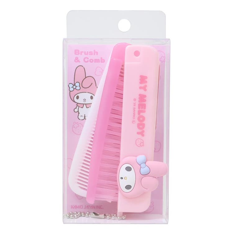 cinemacollection マイメロディ ヘアブラシ ぷっくり折りたたみブラシ＆コーム サンリ ...