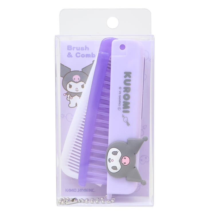 cinemacollection クロミ ヘアブラシ ぷっくり折りたたみブラシ＆コーム サンリオ カ ...