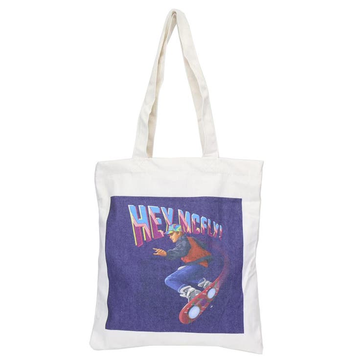 【10％OFFクーポン！3/26(木)1:59まで】cinemacollection バックトゥザフューチャー トートバッグ オーガニックコットンバッグ ホバースイング ユニバーサル映画 丸眞 手提げかばん 映画キャラクター グッズ バッグ・鞄