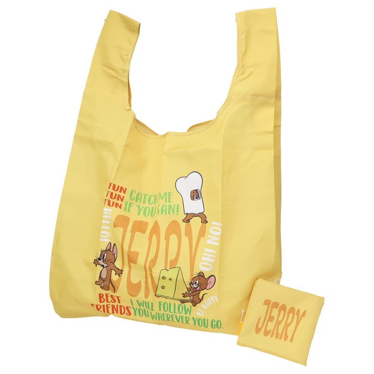 【10％OFFクーポン！3/26(木)1:59まで】cinemacollection トムとジェリー ショッピングバッグ エコバッグ ジェリー ワーナーブラザース 丸眞 お買い物かばん キャラクター グッズ バッグ・鞄