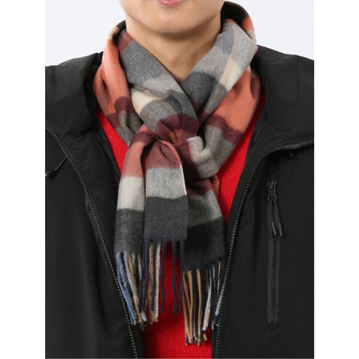 TAKA-Q MEN ヴィ・フラース/V.FRAAS カシミンクマフラー 小物