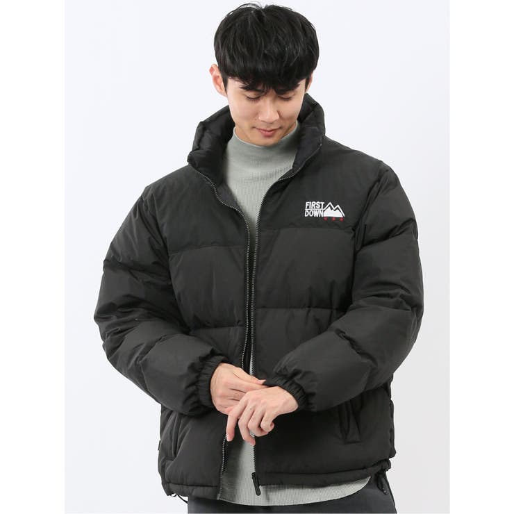 【10％OFFクーポン！2/10(火)1:59まで】TAKA-Q MEN FIRSTDOWN USA BUBBLE 撥水防風 リバーシブル スタンドダウン アウター(コート・ジャケットなど)