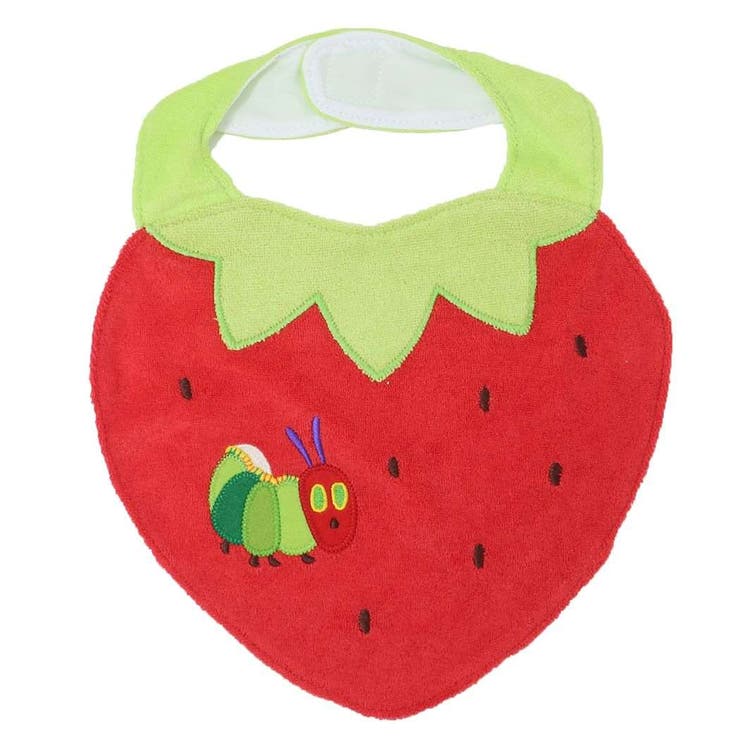 【10％OFFクーポン！1/16(金)1:59まで】cinemacollection はらぺこあおむし ベビービブ キャラ スタイ いちご エリックカール サンアロー よだれかけ ベビー 赤ちゃん用品 出産祝い ギフト 絵本キャラクター グッズ ベビー