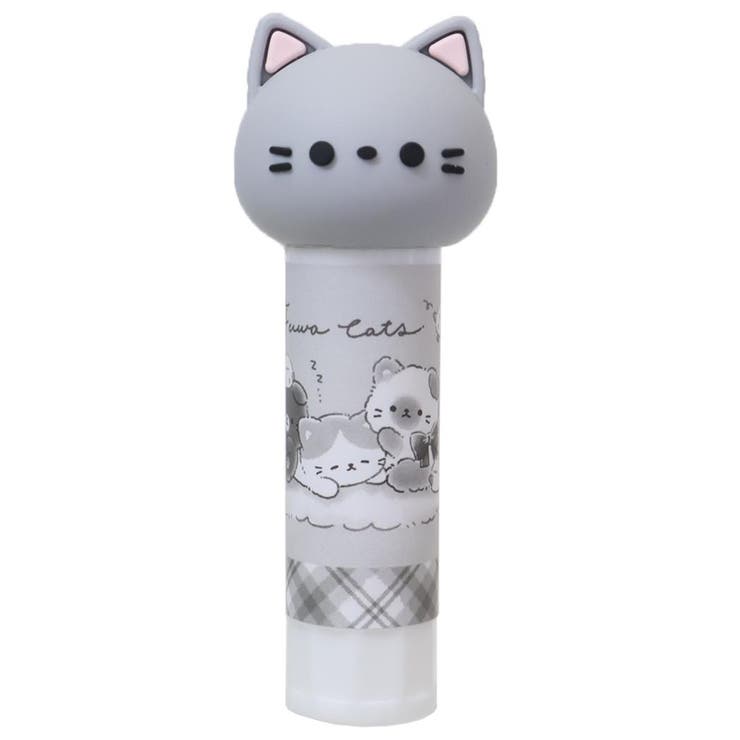 cinemacollection おててこれくしょん Otete Collection 糊 マスコット付きスティックのり ふわキャッツ クーリア 新学期準備文具 小学生 中学生 高校生 かわいい グッズ 文房具