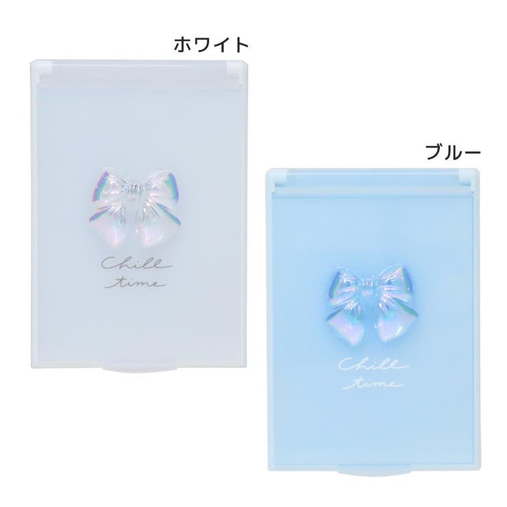 cinemacollection リボンコスメ 手鏡 Sサイズミラー オーロラ クーリア コスメ雑貨 かわいい グッズ 小物