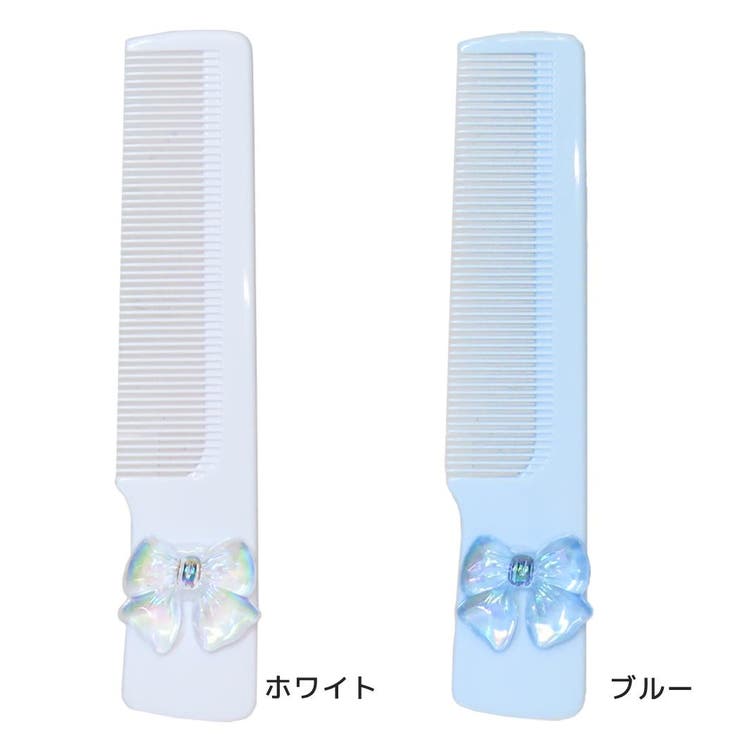 cinemacollection リボンコスメ ヘアブラシ 前髪コーム オーロラ クーリア 折りたたみ くし かわいい ..