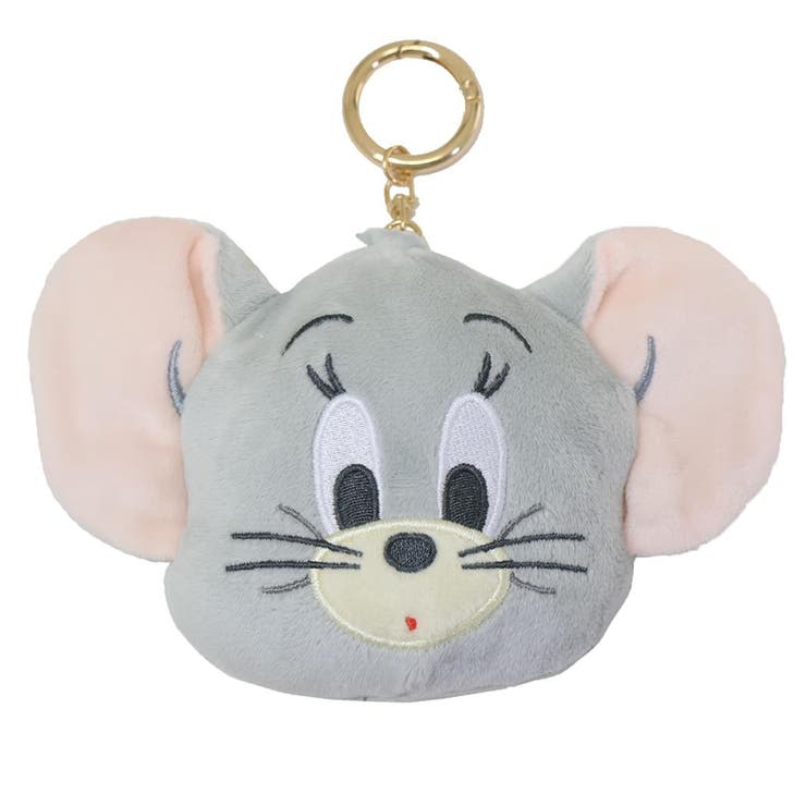 cinemacollection トムとジェリー マスコット カラビナ付きぬいぐるみファスナーマスコット おすましフェイス TF タフィー ワーナーブラザース ティーズファクトリー 小物入れ キャラクター グッズ ファッション雑貨