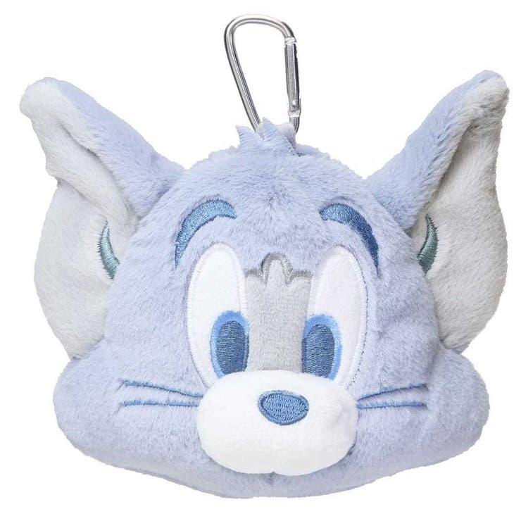 cinemacollection トムとジェリー マスコット カラビナ付きぬいぐるみファスナーマスコット ダスティーカラーTM トム ワーナーブラザース ティーズファクトリー 小物入れ キャラクター グッズ ファッション雑貨