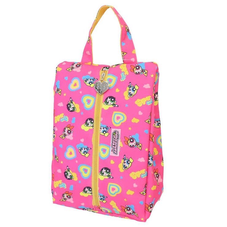 【10％OFFクーポン！1/16(金)1:59まで】cinemacollection パワーパフガールズ シューズケース シューズバッグ ハ?ワーキュートヒ?ンク 丸眞 大人 ゴルフ シューズ袋 キャラクター グッズ スポーツ