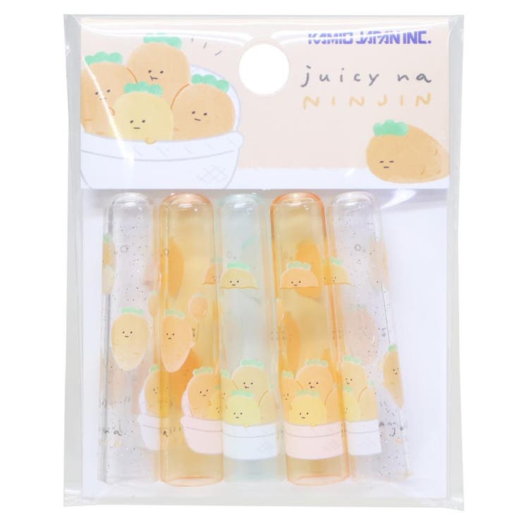 cinemacollection ジューシーなにんじん 鉛筆キャップ えんぴつカバー5本セット にんじん カミオジャパ..