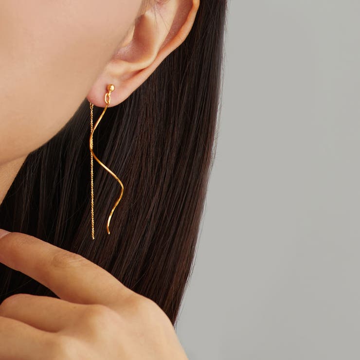 【10％OFFクーポン！11/27(木)1:59まで】Melody Accessory イヤリング ノンホールピアス ノンホールイヤリング かわいい 安い 30代 40代 50代 パーツ 痛くない 日本製 レディース 大ぶり おしゃれ 人気 K18GP