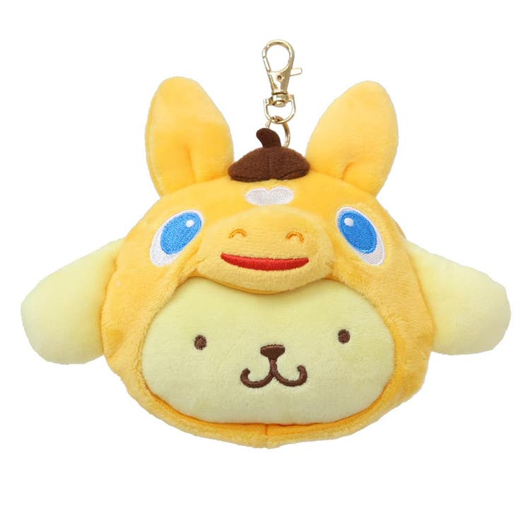 cinemacollection ポムポムプリン 定期入れ＆小銭入れ フェイスパスケース ロディxサンリオキャラクターズ サンリオ ICカードケース キャラクター グッズ 小物