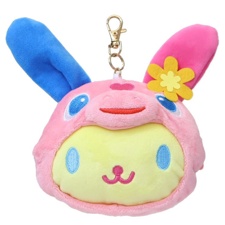 cinemacollection ウサハナ 定期入れ＆小銭入れ フェイスパスケース ロディxサンリオキャラクターズ サンリオ ICカードケース キャラクター グッズ 小物