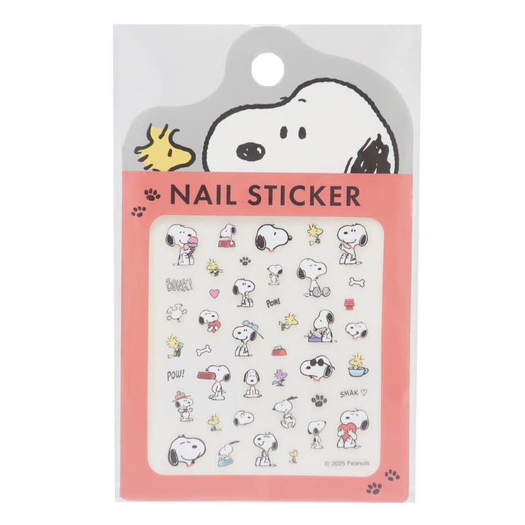 cinemacollection スヌーピー コスメ雑貨 ネイルステッカー ピーナッツ カミオジャパン かわいい キャ..
