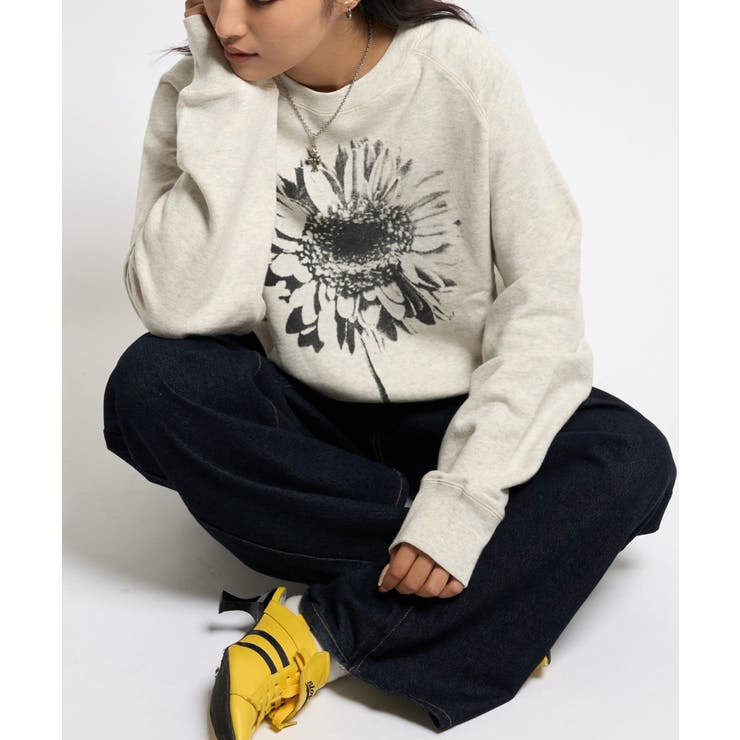 【10％OFFクーポン！12/11(木)1:59まで】PAL GROUP OUTLET 【WHO'S WHO gallery】Soucreamガーベラスウェット トップス