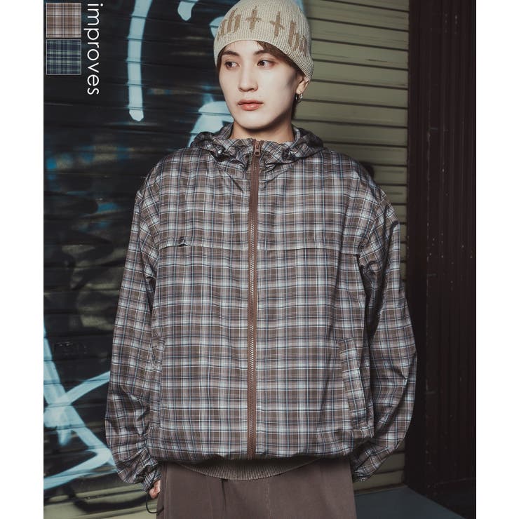 楽天市場】ウィンドブレーカー チェック（メンズファッション）の通販