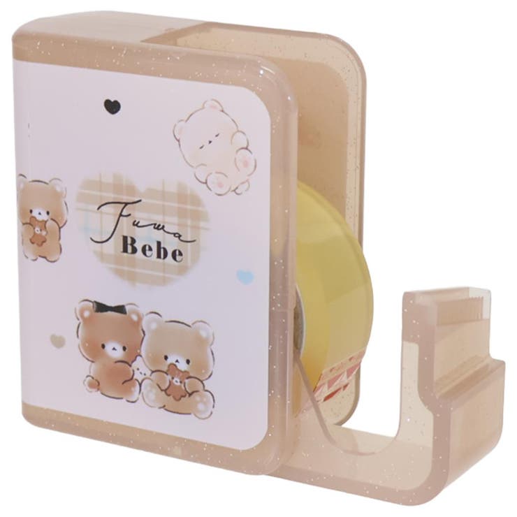 cinemacollection 収納型テープカッター BOOK型セロテープ セロハンテープ フワベベ カミオジャパン 新学期準備文具 かわいい グッズ 文房具