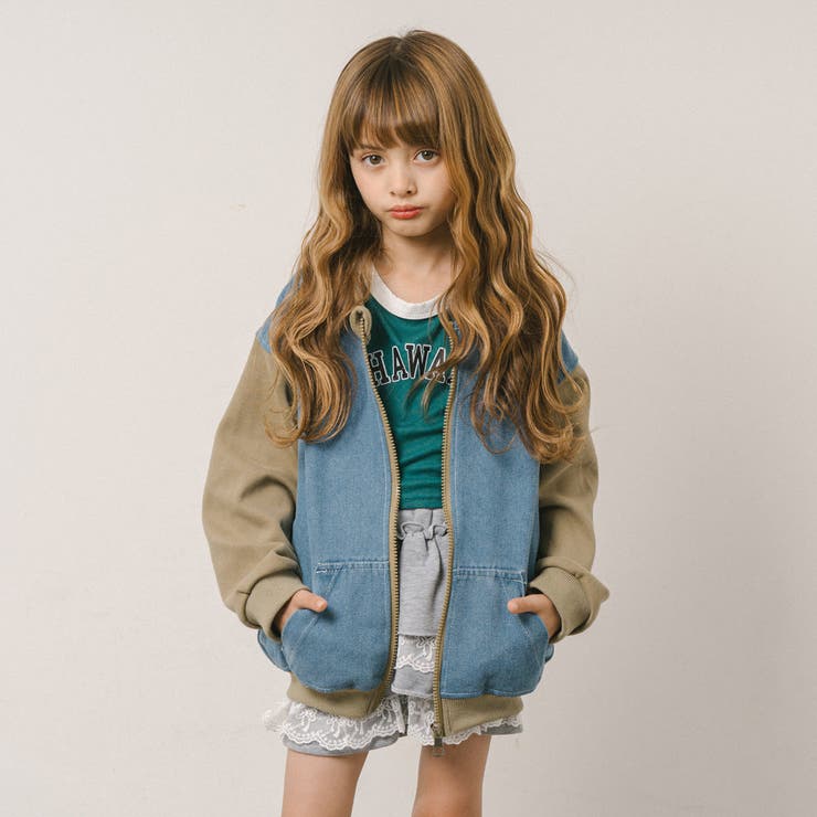 【10%OFFクーポン!12/11(木)1:59まで】URBAN CHERRY ドッキングフード付きデニムジャケット アウター(コート・ジャケットなど)