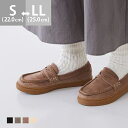 【10%OFFクーポン 9/9 23:59まで】welleg モカシン ローファー スリッポン レディース 秋冬 モカシンスニーカー フラット ローヒール コインローファー ファー 痛くない ふわふわ 防寒 あたたかい 撥水 おしゃれ ブラック 22.0c