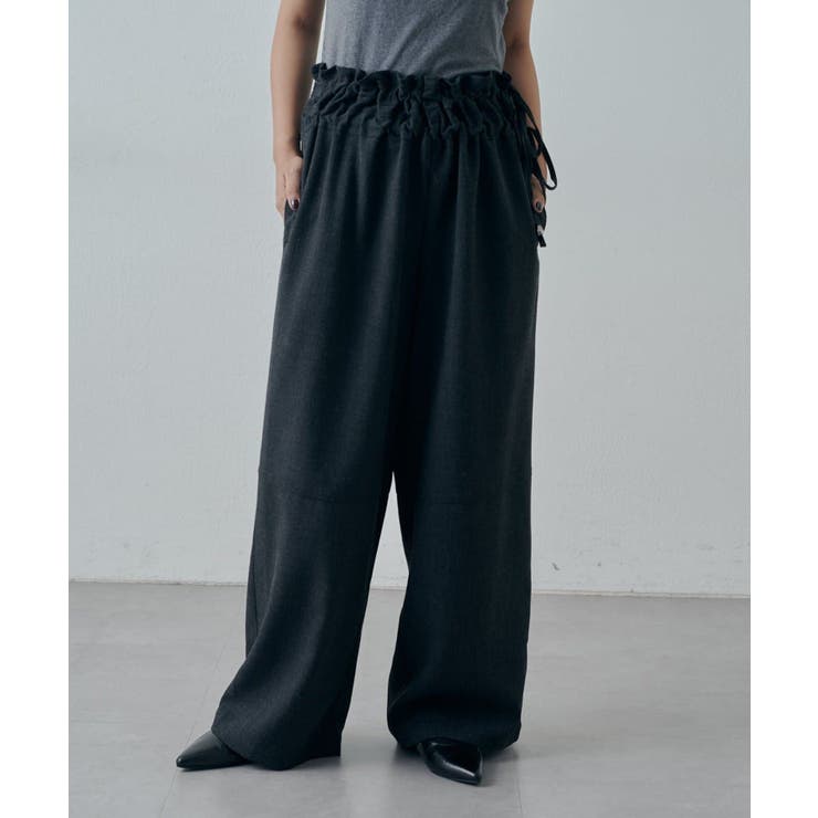 PAL GROUP OUTLET 【Lui's】ドロスドデザインワイドイージーパンツ パンツ・ズボン