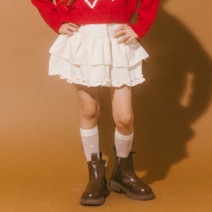 URBAN CHERRY 【インナーパンツ付き】ティアードスカート スカート