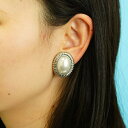 GROOVY STORE 円形デザインイヤリング アクセサリー