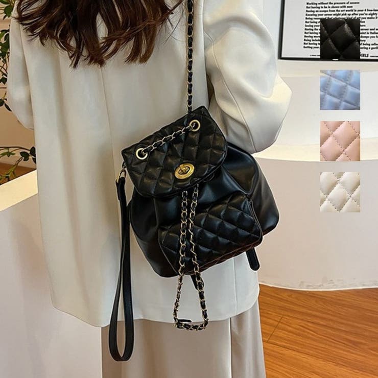 maison de LATIR フォルムが可愛い2wayリュック チェーンショルダーバッグ 高見え 上品 フェミニン 大人かわいい 小ぶり アクセサリー 軽やか リュック ハンドバッグ 2WAY パーティー 結婚式 韓国ファッション 秋 ゴールド メタ