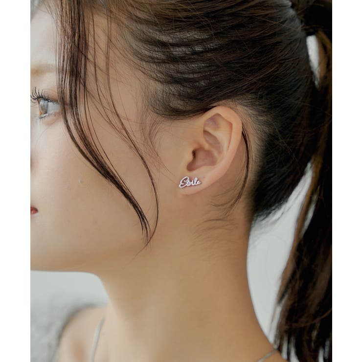 PAL GROUP OUTLET 【Chico】ロゴモチーフピアス アクセサリー