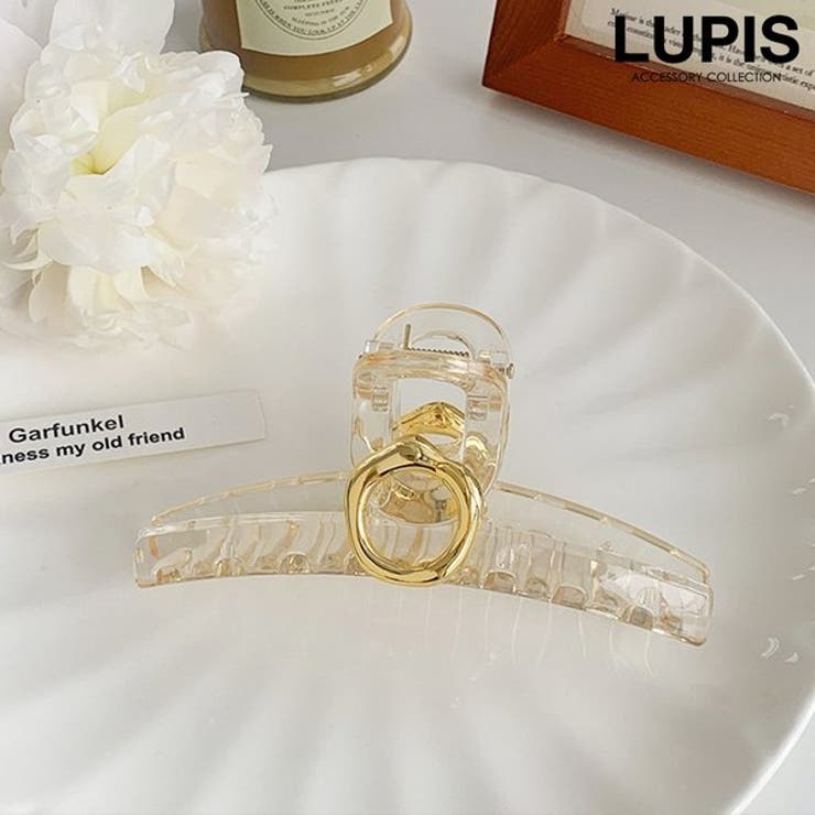 LUPIS 変形メタルフレームバンスクリップ 　【プチプラ 韓国ファッション バンスクリップ ヘアクリップ..