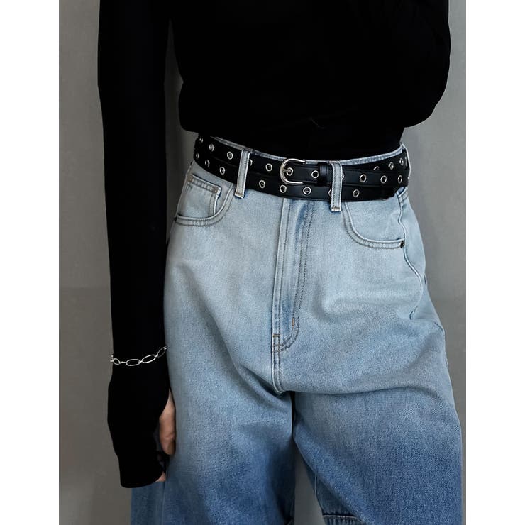 Re:EDIT ダブルラップスタッズ細ベルト 小物 shoplistselect-10440079 SHOPLIST サンプル画像2