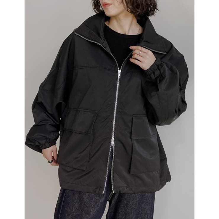 Re:EDIT スタンドカラージップブルゾン アウター(コート・ジャケットなど) shoplistselect-10440149 SHOPLIST サンプル画像2