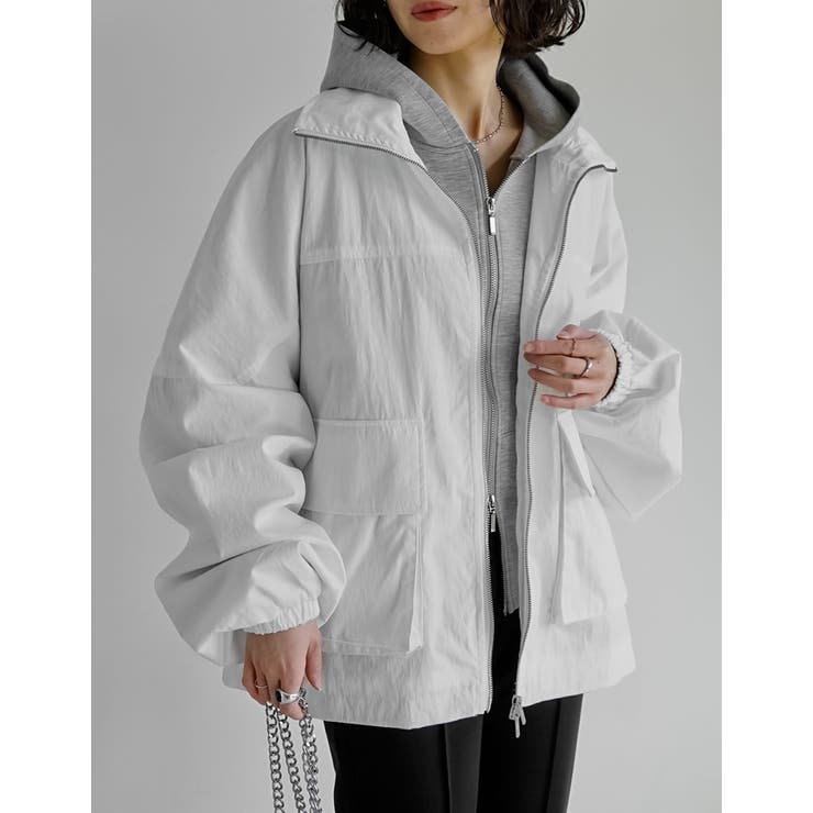 Re:EDIT スタンドカラージップブルゾン アウター(コート・ジャケットなど) shoplistselect-10440149 SHOPLIST サンプル画像3