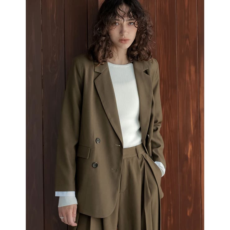 Re:EDIT [2025AW COLLECTION]シャツレイヤードデザインテーラードジャケット アウター(コート・ジャケットなど) shoplistselect-10440172 SHOPLIST サンプル画像3
