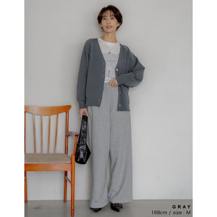 Re:EDIT [2025AW COLLECTION][低身長/高身長サイズ有]ライトダンボールサイドカーブラインワイドパンツ パンツ・ズボン shoplistselect-10440102 SHOPLIST サンプル画像3